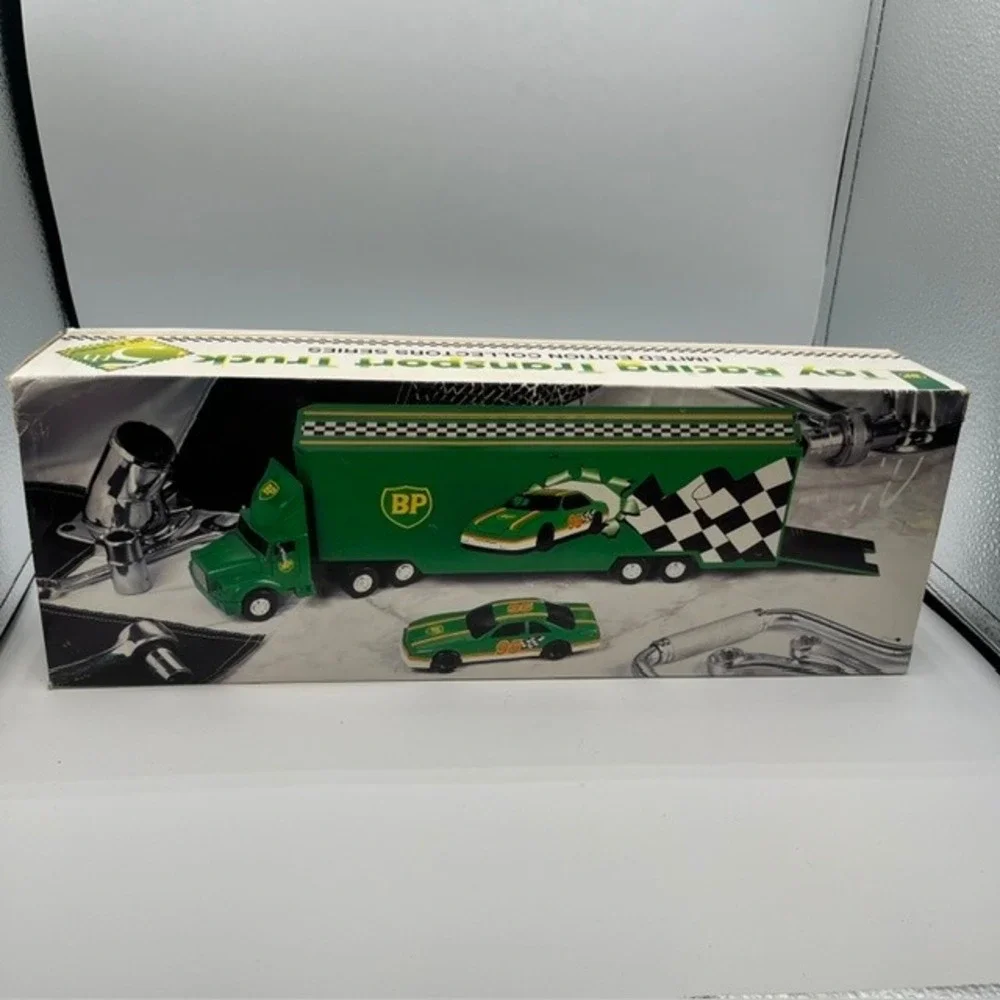 BP Toy Racing Transport Truck Limited Edition Collectors Series Green #95 Car